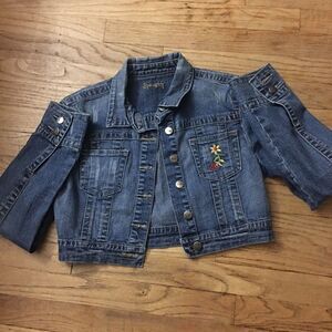 Cropped Denim Jacket  